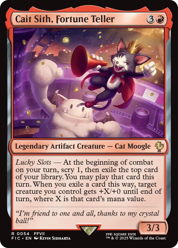 Cait Sith, Fortune Teller (Surge Foil) [FINAL FANTASY Commander] | Spectrum Games