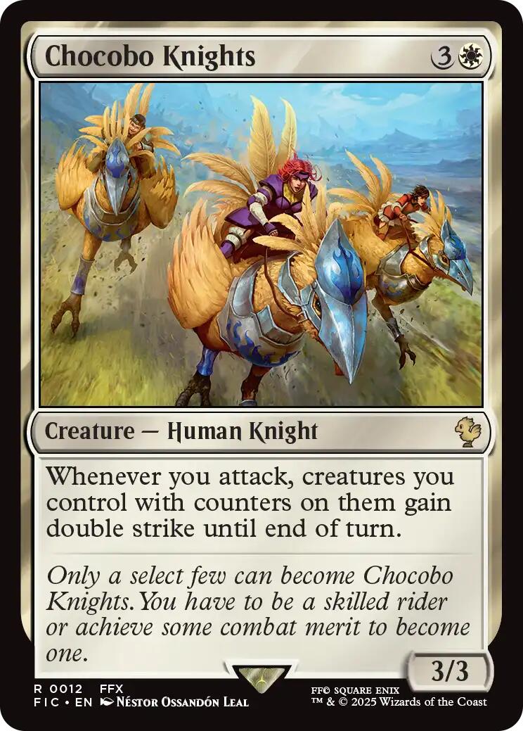 Chocobo Knights (Surge Foil) [FINAL FANTASY Commander] | Spectrum Games
