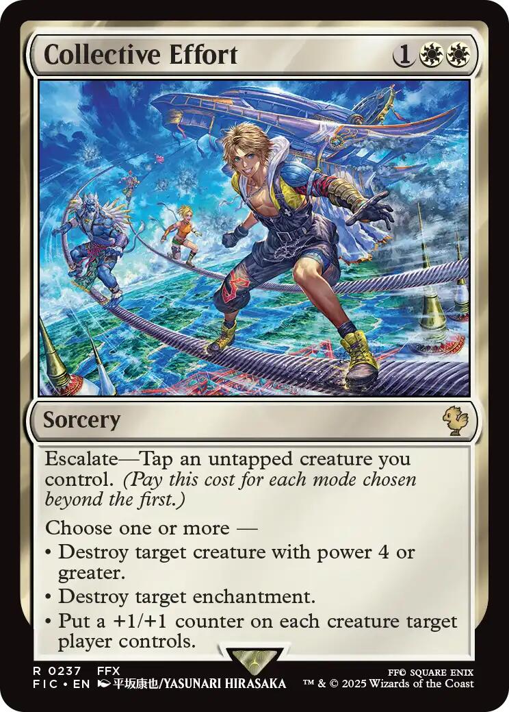 Collective Effort (Surge Foil) [FINAL FANTASY Commander] | Spectrum Games