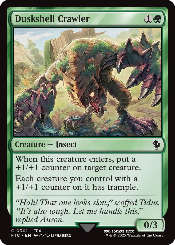 Duskshell Crawler (Surge Foil) [FINAL FANTASY Commander] | Spectrum Games
