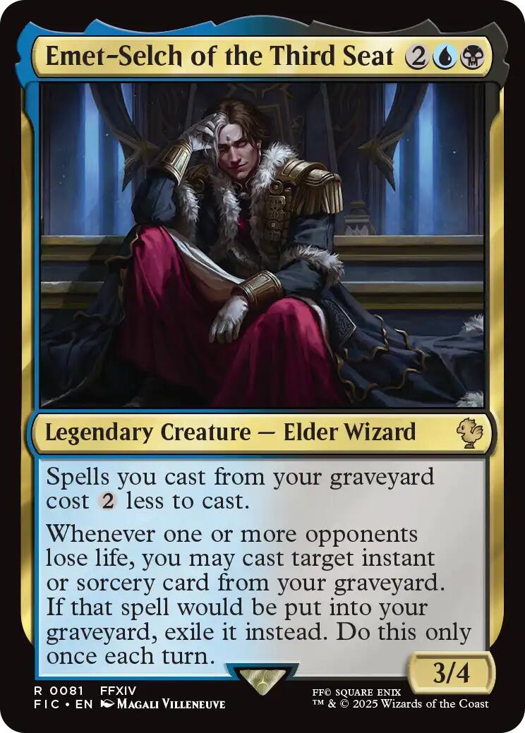 Emet-Selch of the Third Seat (Surge Foil) [FINAL FANTASY Commander] | Spectrum Games