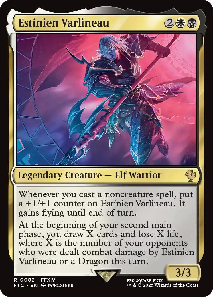 Estinien Varlineau (Surge Foil) [FINAL FANTASY Commander] | Spectrum Games