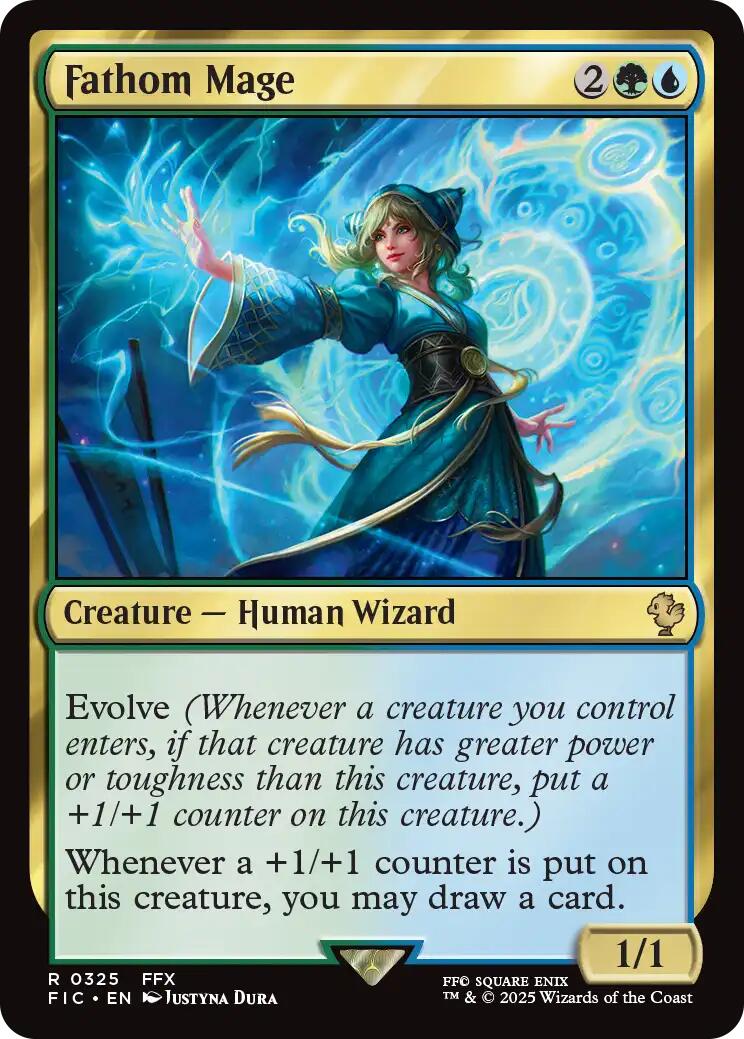 Fathom Mage (Surge Foil) [FINAL FANTASY Commander] | Spectrum Games
