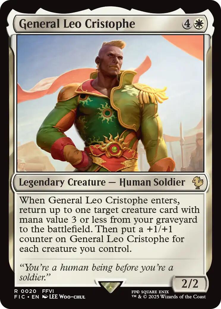 General Leo Cristophe (Surge Foil) [FINAL FANTASY Commander] | Spectrum Games