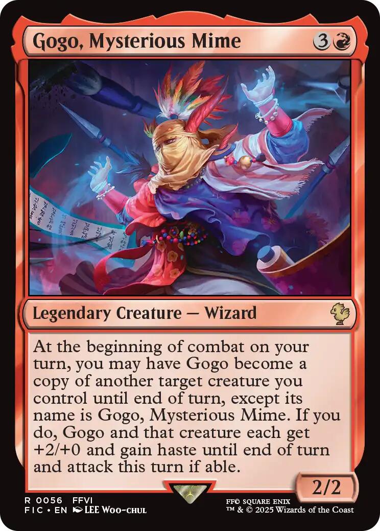Gogo, Mysterious Mime (Surge Foil) [FINAL FANTASY Commander] | Spectrum Games