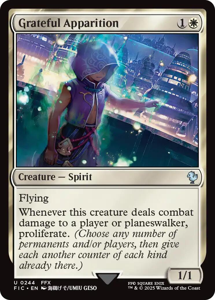 Grateful Apparition (Surge Foil) [FINAL FANTASY Commander] | Spectrum Games
