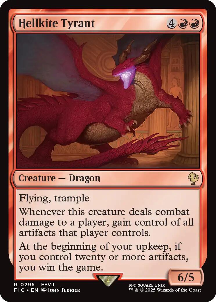 Hellkite Tyrant (Surge Foil) [FINAL FANTASY Commander] | Spectrum Games