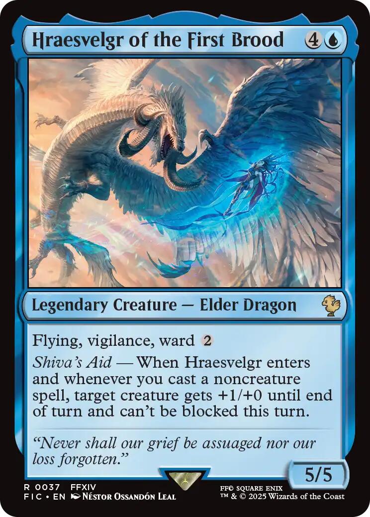 Hraesvelgr of the First Brood (Surge Foil) [FINAL FANTASY Commander] | Spectrum Games
