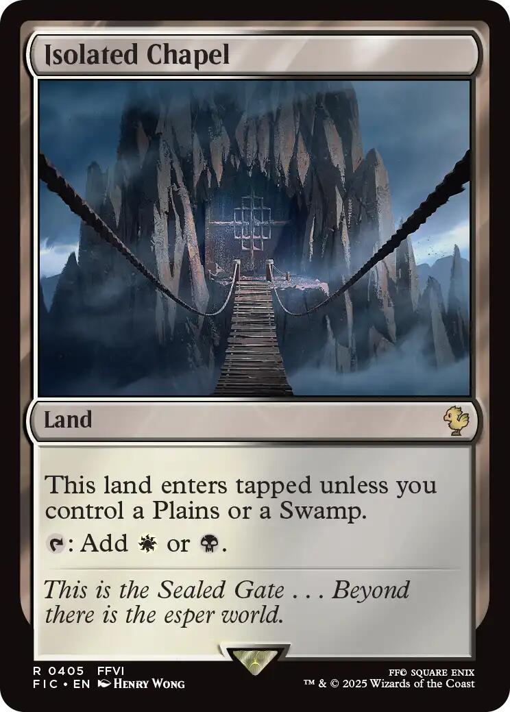 Isolated Chapel (Surge Foil) [FINAL FANTASY Commander] | Spectrum Games