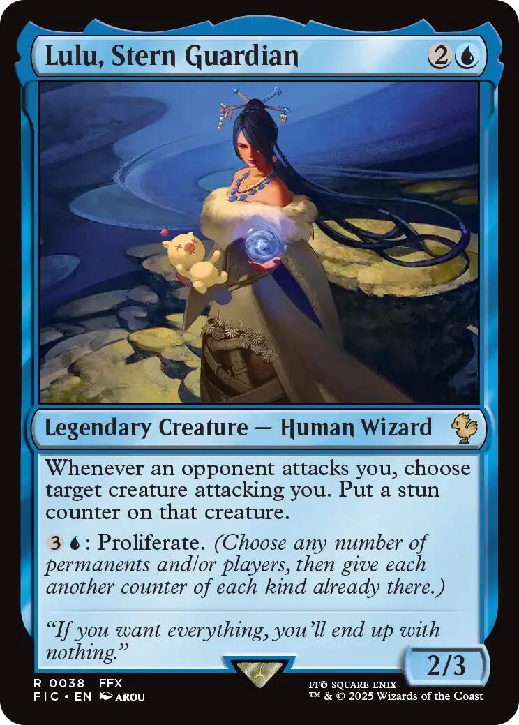 Lulu, Stern Guardian (Surge Foil) [FINAL FANTASY Commander] | Spectrum Games
