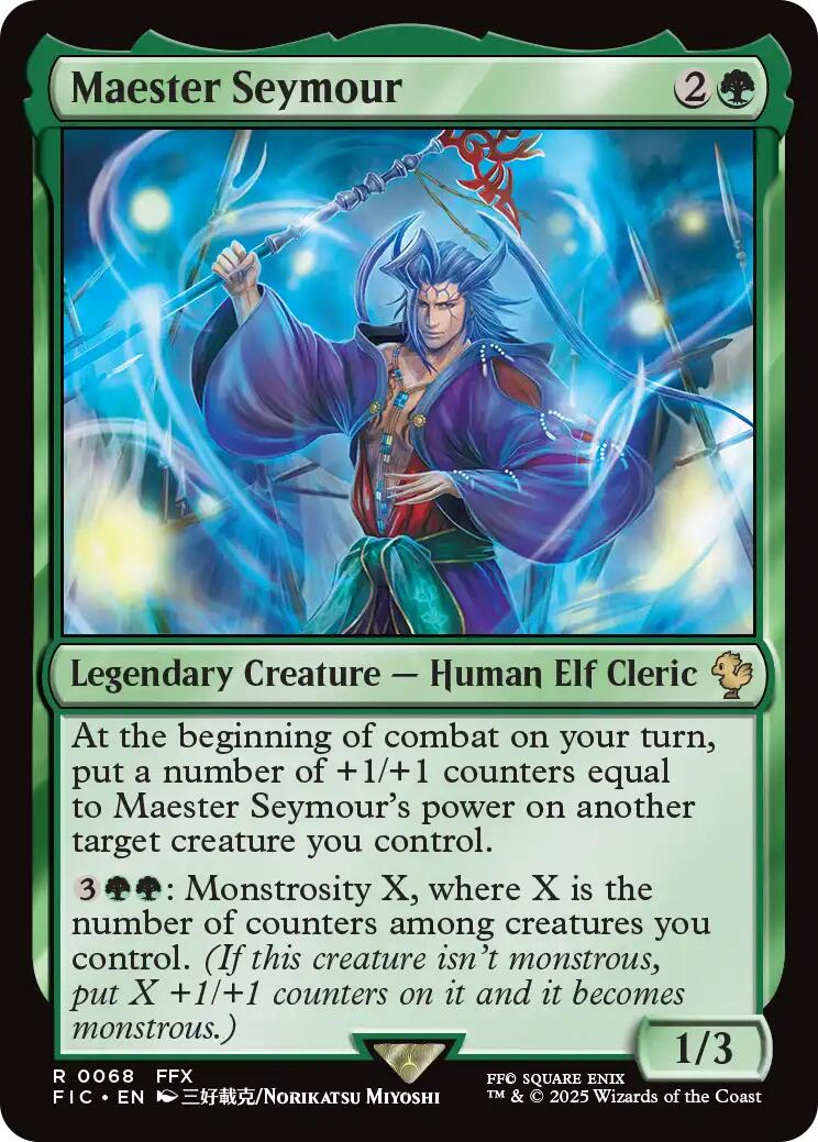 Maester Seymour (Surge Foil) [FINAL FANTASY Commander] | Spectrum Games