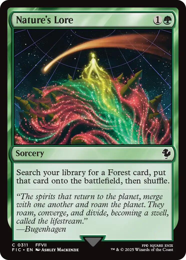 Nature's Lore (Surge Foil) [FINAL FANTASY Commander] | Spectrum Games