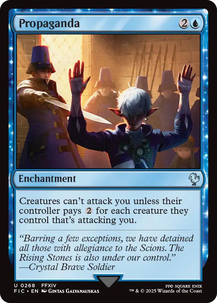 Propaganda (Surge Foil) [FINAL FANTASY Commander] | Spectrum Games