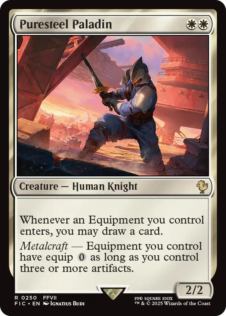 Puresteel Paladin (Surge Foil) [FINAL FANTASY Commander] | Spectrum Games