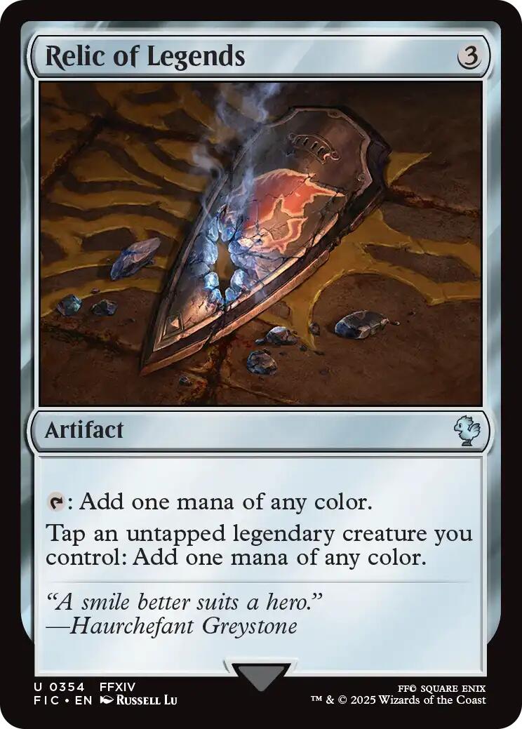 Relic of Legends (Surge Foil) [FINAL FANTASY Commander] | Spectrum Games