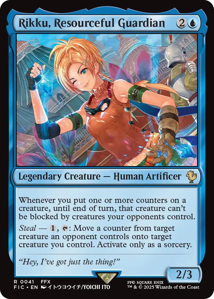 Rikku, Resourceful Guardian (Surge Foil) [FINAL FANTASY Commander] | Spectrum Games