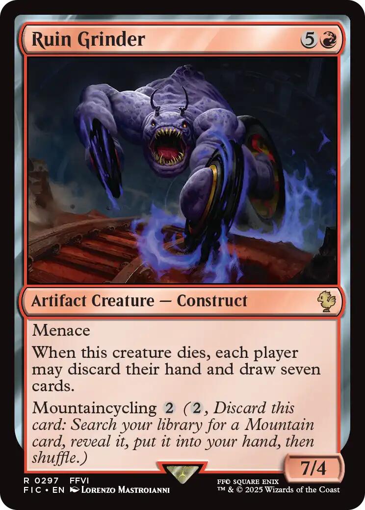 Ruin Grinder (Surge Foil) [FINAL FANTASY Commander] | Spectrum Games