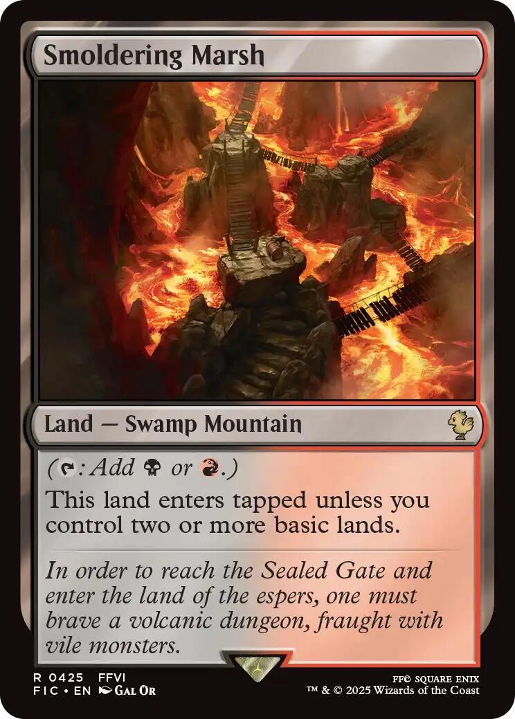Smoldering Marsh (Surge Foil) [FINAL FANTASY Commander] | Spectrum Games
