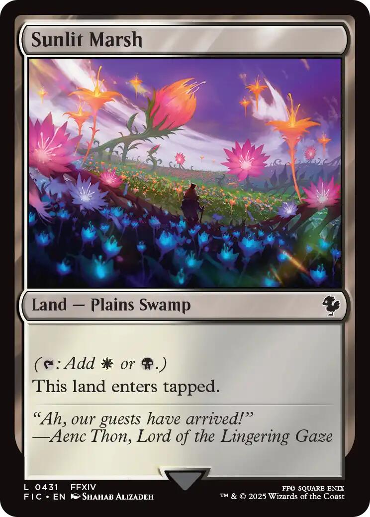 Sunlit Marsh (Surge Foil) [FINAL FANTASY Commander] | Spectrum Games