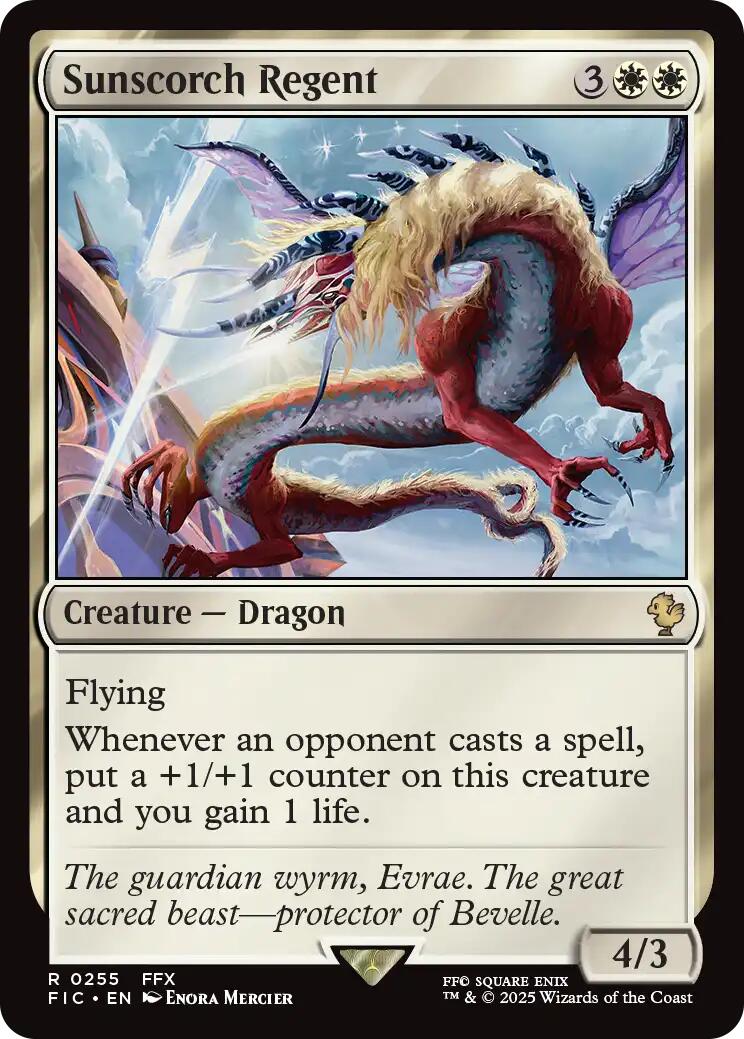Sunscorch Regent (Surge Foil) [FINAL FANTASY Commander] | Spectrum Games