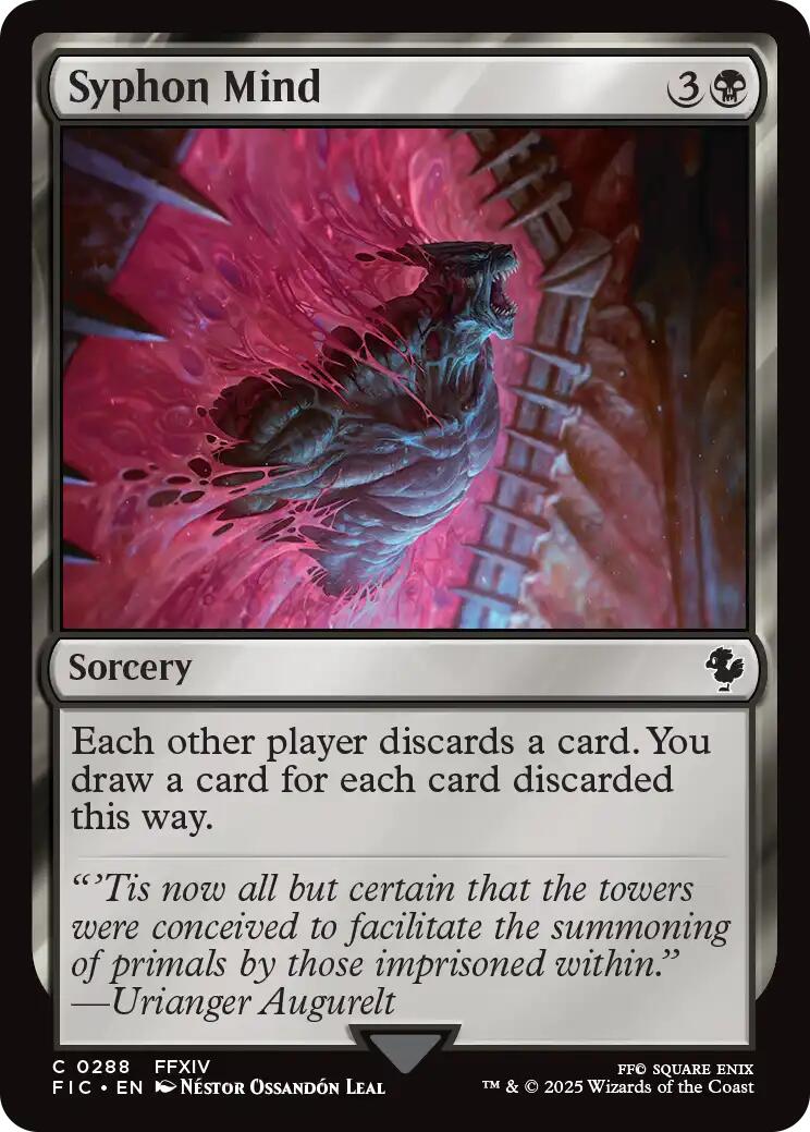 Syphon Mind (Surge Foil) [FINAL FANTASY Commander] | Spectrum Games