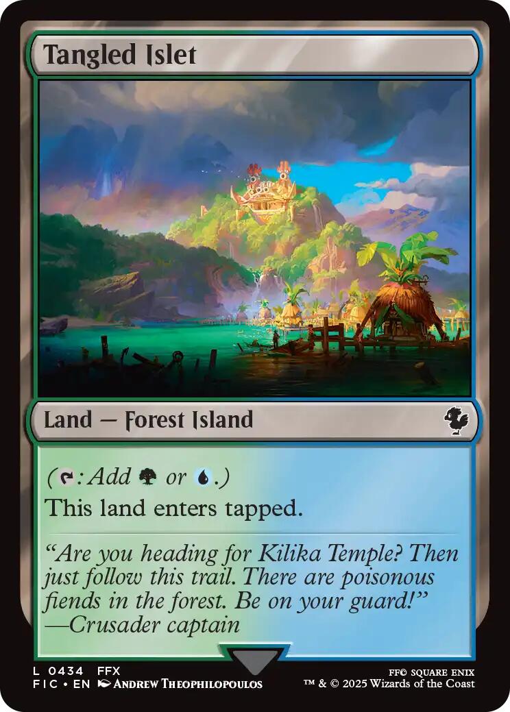 Tangled Islet (Surge Foil) [FINAL FANTASY Commander] | Spectrum Games