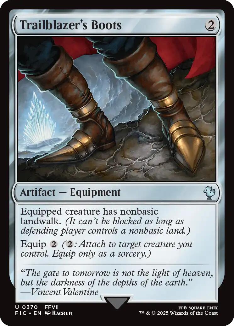 Trailblazer's Boots (Surge Foil) [FINAL FANTASY Commander] | Spectrum Games