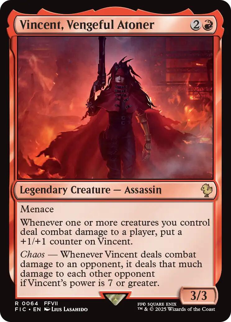 Vincent, Vengeful Atoner (Surge Foil) [FINAL FANTASY Commander] | Spectrum Games