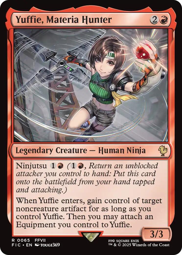 Yuffie, Materia Hunter (Surge Foil) [FINAL FANTASY Commander] | Spectrum Games