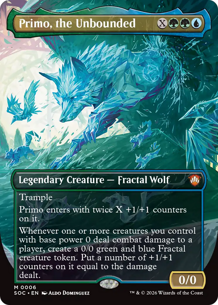 Primo, the Unbounded (Borderless) [Secrets of Strixhaven Commander] | Spectrum Games