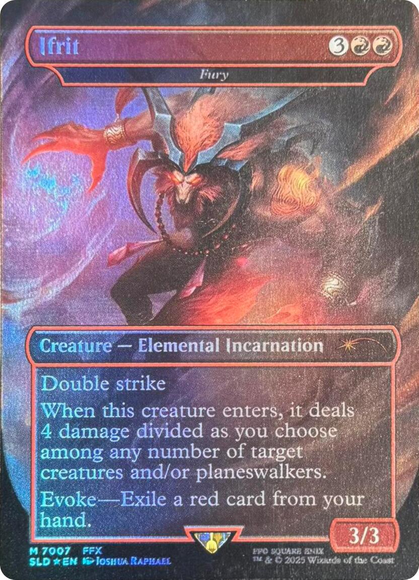 Ifrit - Fury (Rainbow Foil) [Secret Lair Drop Series] | Spectrum Games