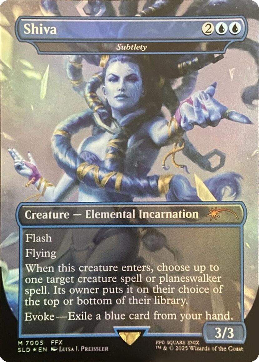 Shiva - Subtlety (Rainbow Foil) [Secret Lair Drop Series] | Spectrum Games