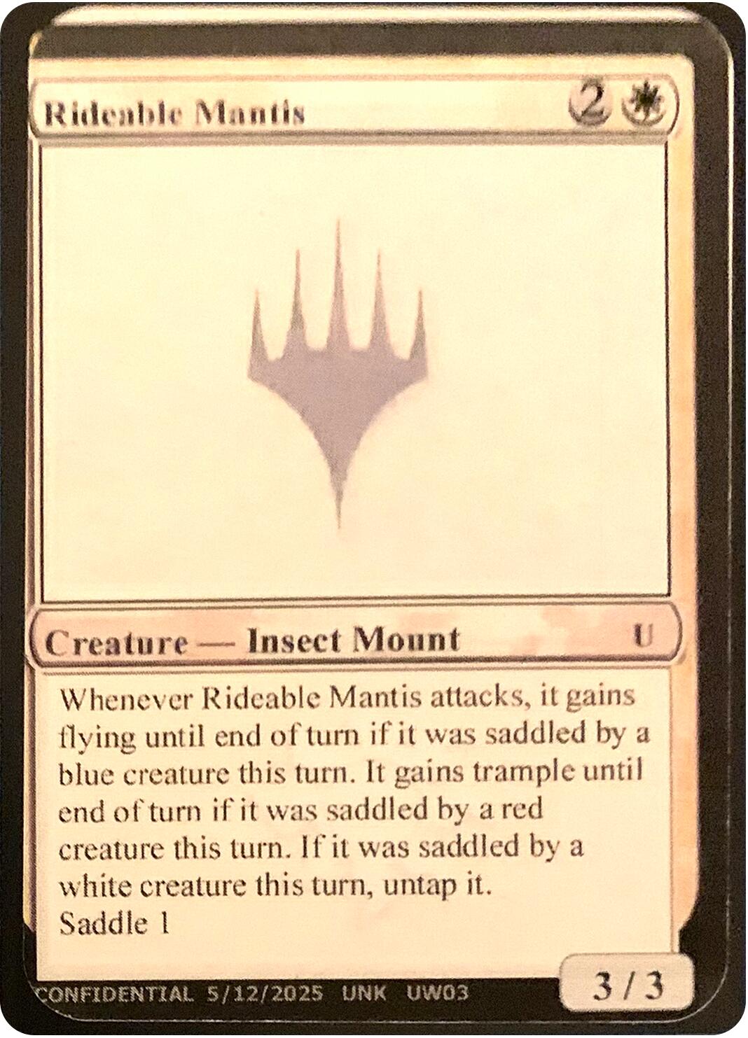 Rideable Mantis [Unknown Event] | Spectrum Games