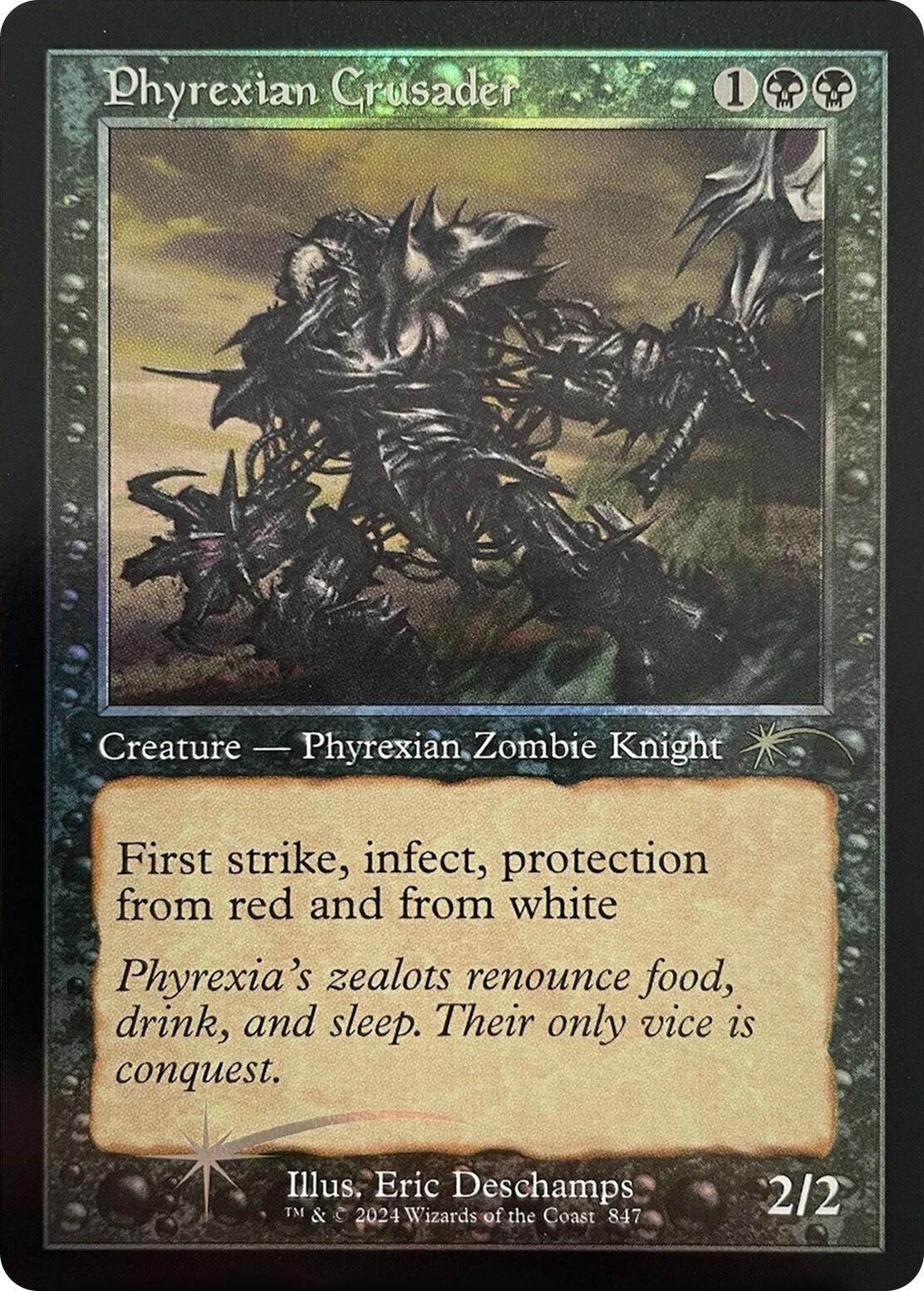 Phyrexian Crusader (Retro Frame) [Secret Lair Drop Series] | Spectrum Games