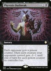 Phyresis Outbreak (Extended Art) [Phyrexia: All Will Be One Commander] | Spectrum Games