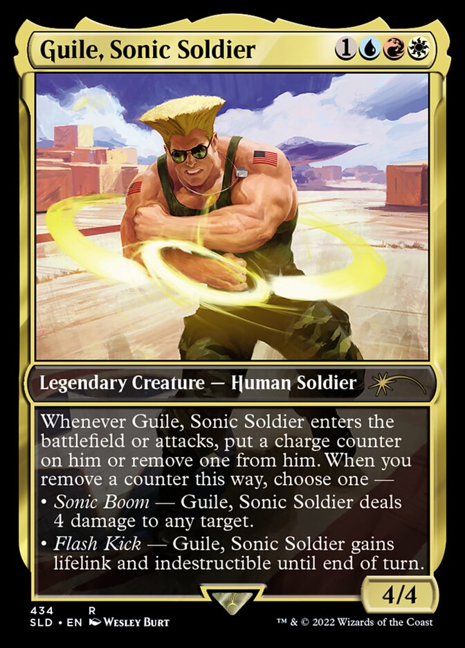 Guile, Sonic Soldier [Secret Lair Drop Series] | Spectrum Games