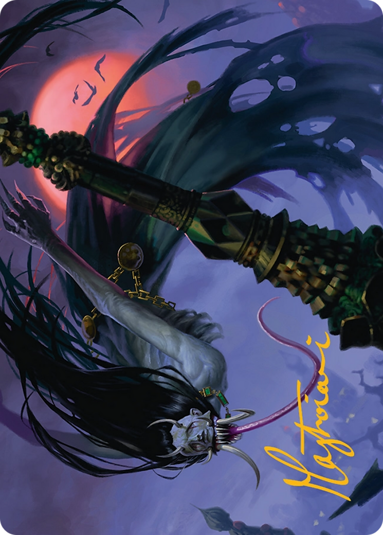 Qarsi Revenant Art Card (12/54) [Tarkir: Dragonstorm Art Series] | Spectrum Games