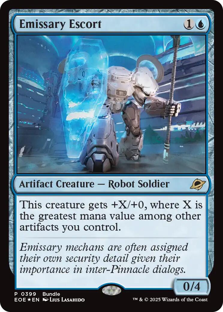 Emissary Escort (Bundle) [Edge of Eternities Promo Pack] | Spectrum Games