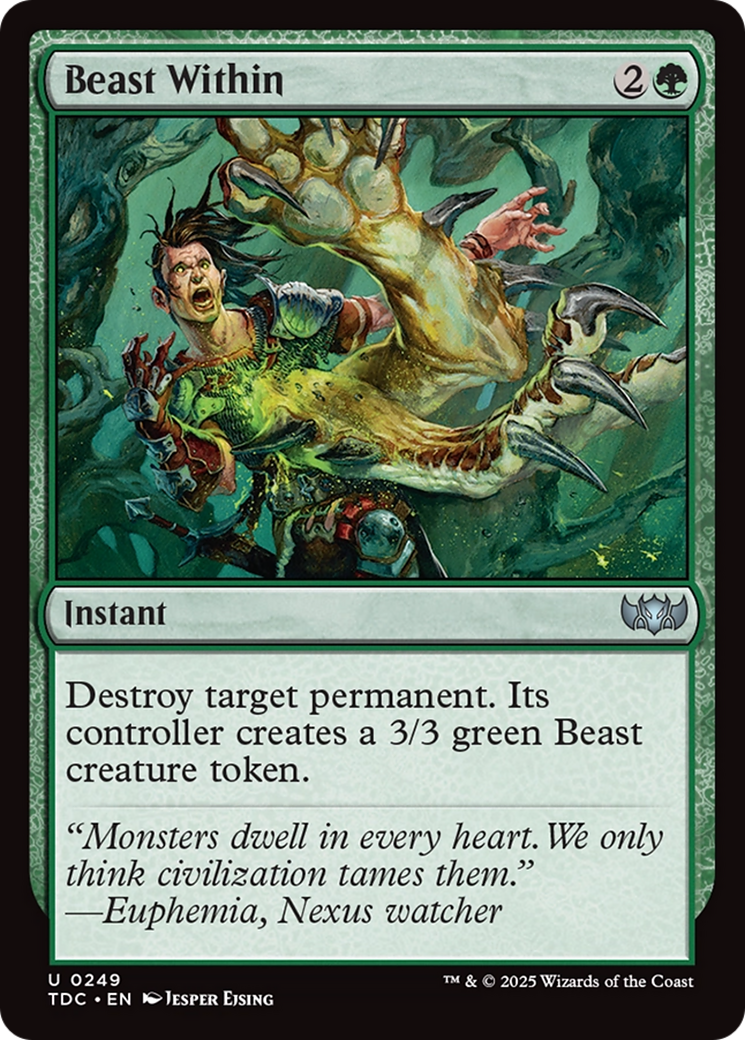 Beast Within [Tarkir: Dragonstorm Commander] | Spectrum Games