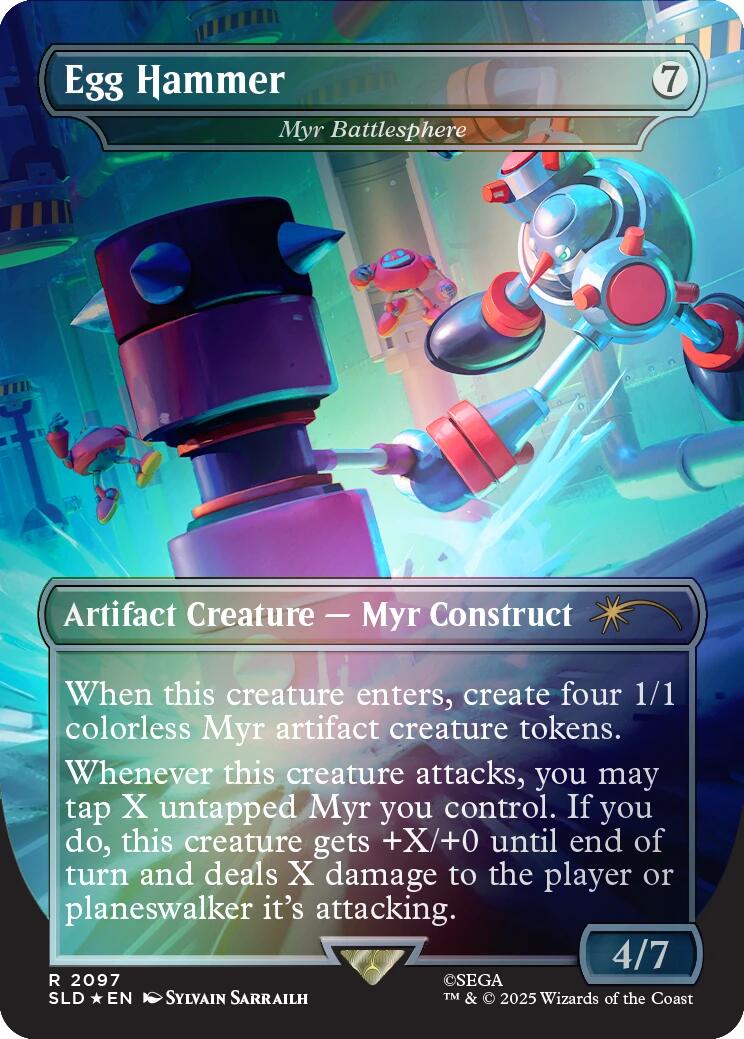 Egg Hammer - Myr Battlesphere (Rainbow Foil) [Secret Lair Drop Series] | Spectrum Games
