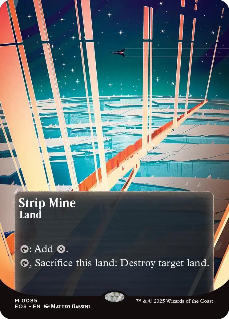 Strip Mine (0085) (Borderless) [Edge of Eternities: Stellar Sights] | Spectrum Games