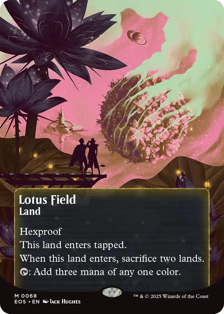 Lotus Field (0068) (Borderless) [Edge of Eternities: Stellar Sights] | Spectrum Games