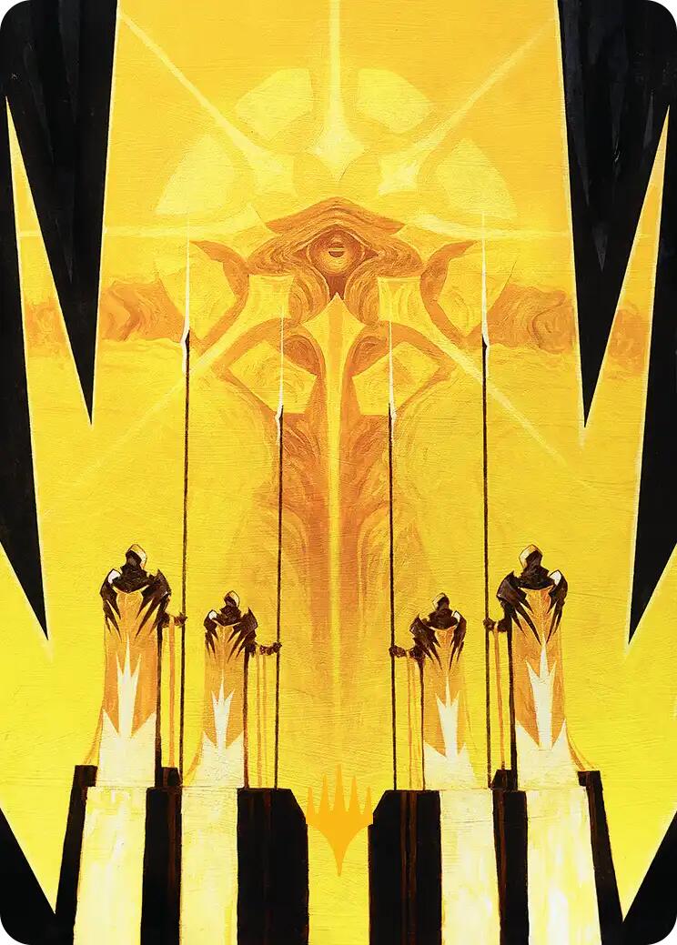 Hardlight Containment Art Card (Gold-Stamped Planeswalker Symbol) [Edge of Eternities Art Series] | Spectrum Games