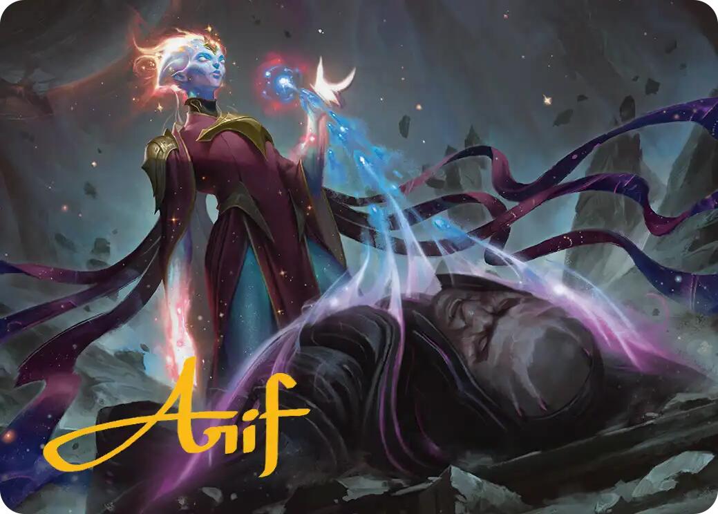 Lightstall Inquisitor Art Card (Gold-Stamped Signature) [Edge of Eternities Art Series] | Spectrum Games