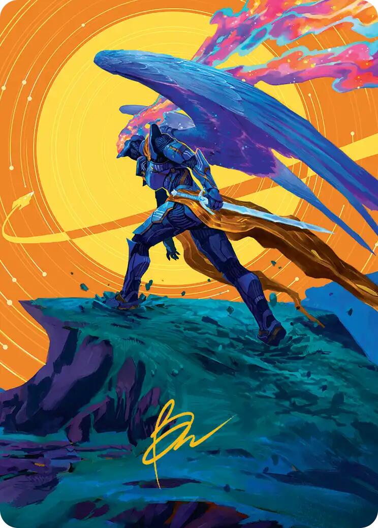 Astelli Reclaimer Art Card (Gold-Stamped Signature) [Edge of Eternities Art Series] | Spectrum Games