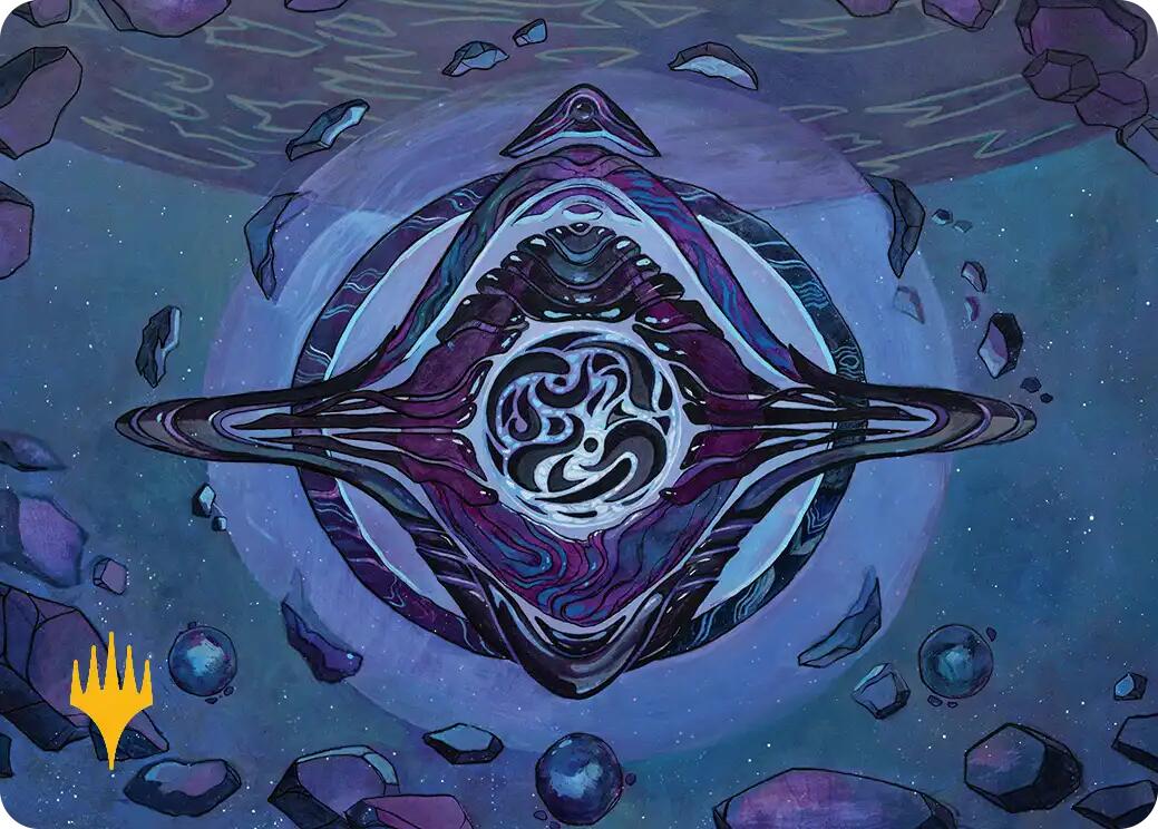 Archenemy's Charm Art Card (Gold-Stamped Planeswalker Symbol) [Edge of Eternities Art Series] | Spectrum Games