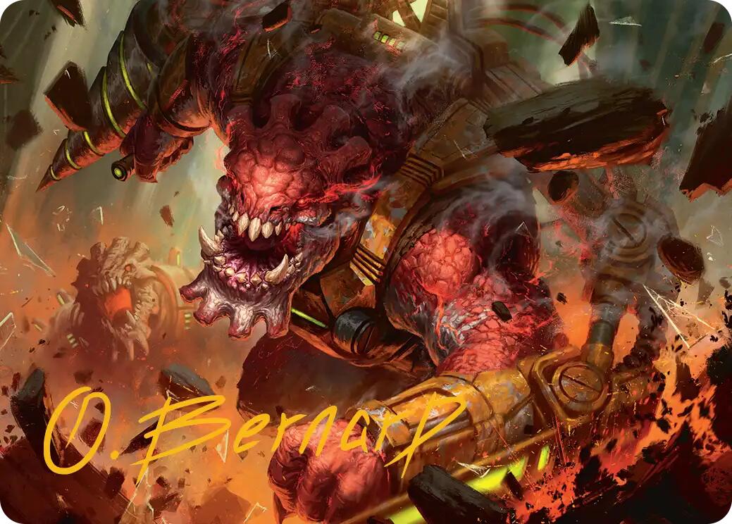 Full Bore Art Card (Gold-Stamped Signature) [Edge of Eternities Art Series] | Spectrum Games