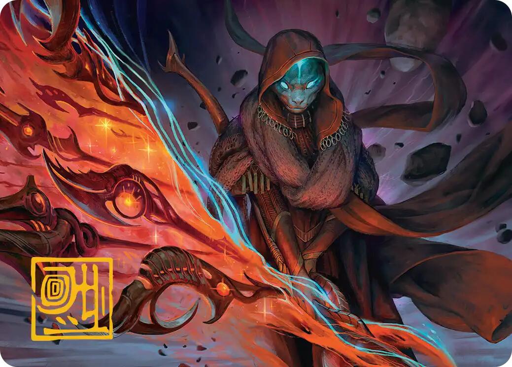 Weftstalker Ardent Art Card (Gold-Stamped Signature) [Edge of Eternities Art Series] | Spectrum Games