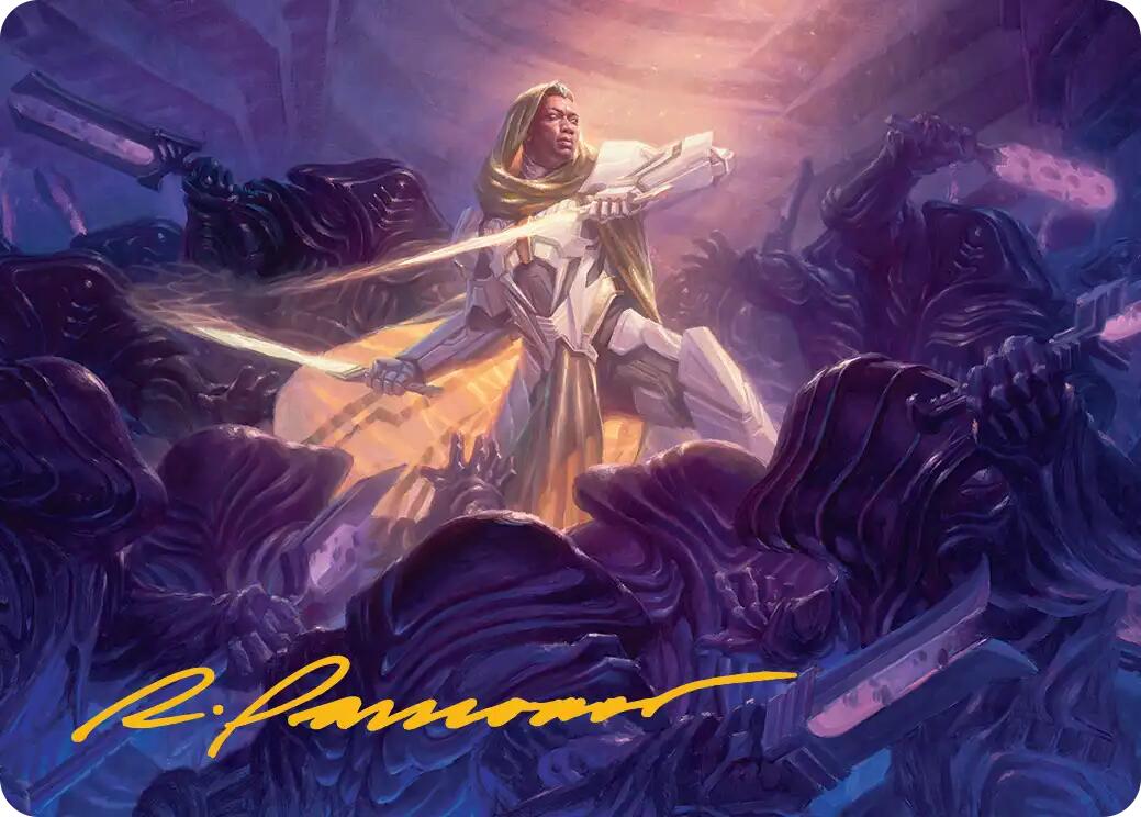 Syr Vondam, Sunstar Exemplar Art Card (Gold-Stamped Signature) [Edge of Eternities Art Series] | Spectrum Games