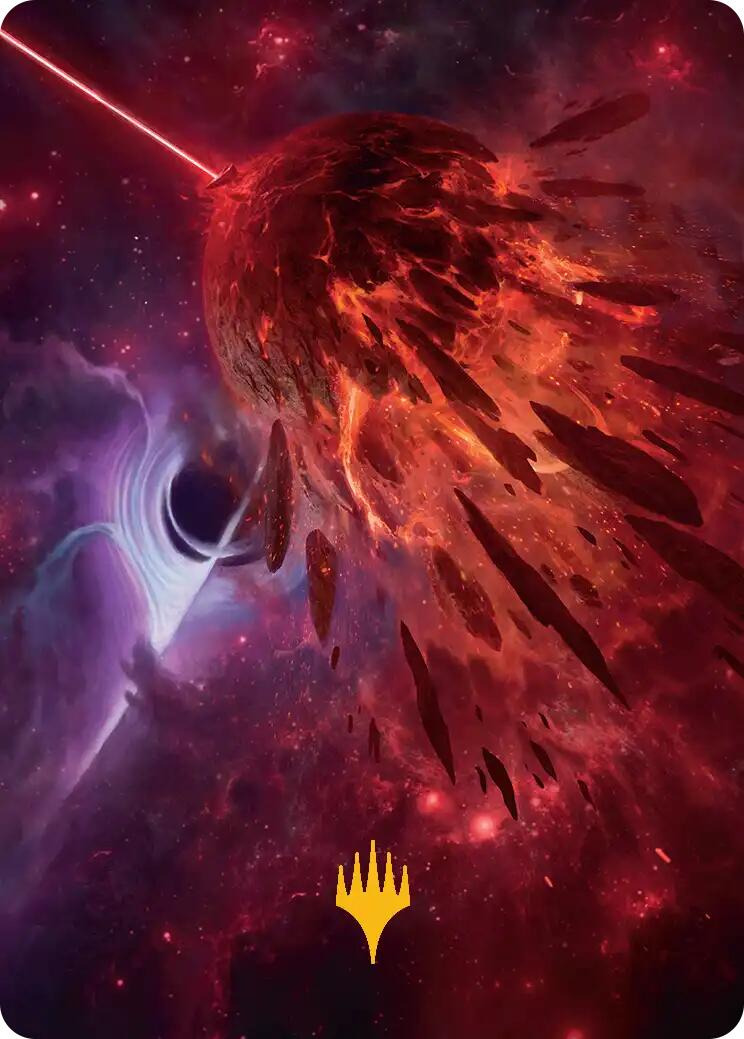 Kavaron, Memorial World Art Card (Gold-Stamped Planeswalker Symbol) [Edge of Eternities Art Series] | Spectrum Games